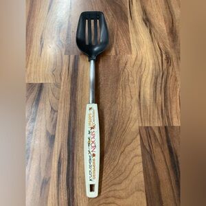 EKCO Spice Of Life Nylon Slotted Serving Spoon Utensil Vintage w/ Hanging Hole